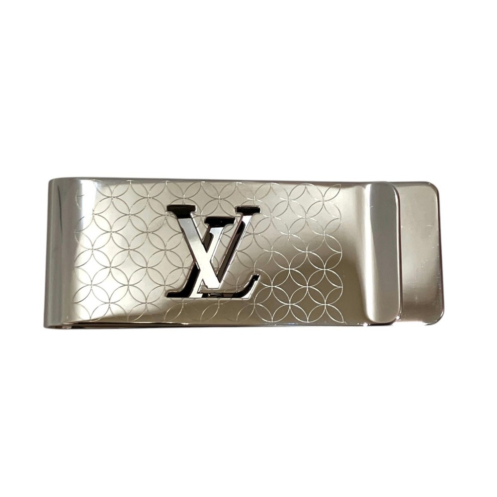 Louis Vuitton Bill Clip Champs-Élysées Monogram Flower Stainless Steel M65041